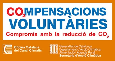 Logotip 'Compensacions Voluntàries. Oficina Catalana del Canvi Climàtic'