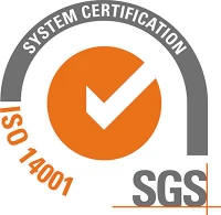 Logotip 'Certificació ISO 14001 - SGS'